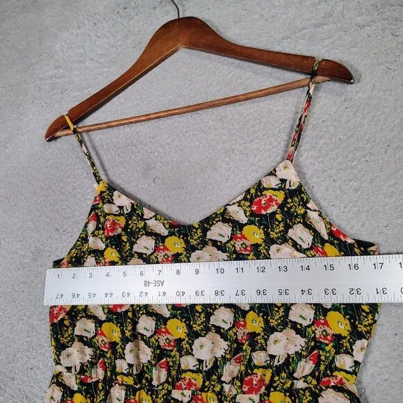 J.Crew Mercantile Maxi Dress Womens 8 Multicolor Sweet Pea Floral Tiered Cottage - Picture 6 of 13